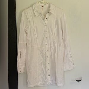 Free People White Mini Dress
